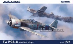 Eduard 7463 Fw 190A-8 standard wings 1/72