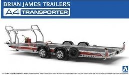Aoshima 05260 Brian James Trailers A4 Transporter (1:24)