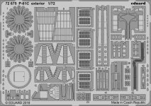 Eduard 72675 P-61C exterior HOBBY BOSS 1/72