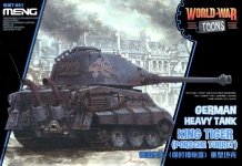 Meng Model WWT-003 World War Toons King Tiger (Porsche Turret)