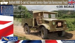 Gecko Models 35GM0025 Bedford MWD 15-cwt 4x2 General Service 1/35