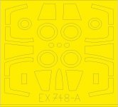 Eduard EX748 F-104DJ TFace for Kinetic Model 1/48