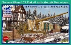 Bronco CB35067 German 88mm L71 Flak 41 Anti-Aircraft Gun w/Crew (1:35)