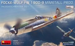 MiniArt 48040 FOCKE-WULF FW 190D-9. MIMETALL PROD. JAGDGESCHWADER 301. BASIC KIT 1/48