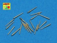 Aber 1:700L-21 Set of 20 pcs 102 mm universal barrels for Royal Navy ships 1/700