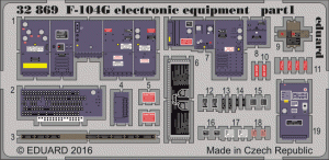 Eduard 32869 F-104G electronic equipment  ITALERI 1/32