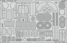 Eduard 72694 Tu-22 exterior 1/72 TRUMPETER