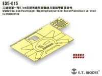 E.T. Model E35-015 WWII German Panzerjager I Fighting Compartment Armor Plates（Late version）(For DRAGON 6230) (1:35)