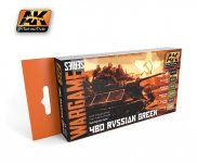AK Interactive AK1553 4bo russian green set (wargame series)