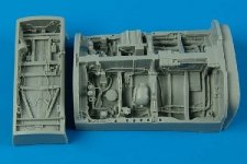 Aires 4384 Mitsubischi F-2A/B wheel bays 1/48 Hasegawa