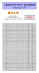 Omask 80068 Circles 6,0 mm (130x90mm) Oramask foil