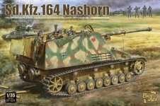 Border Model BT-024 Sd.Kfz. 164 Nashorn Early/Command w/4 figures 1/35