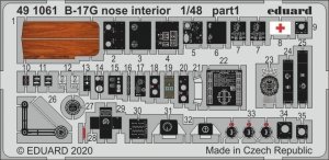 Eduard 491061 B-17G nose interior 1/48 HK MODELS