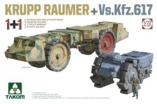 Takom 5007 Krupp Räumer + Vs.Kfz. 617 1/72