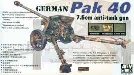 AFV Club 35071 Pak 40 75mm Anti-tank Gun (1:35)