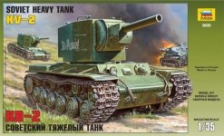 Zvezda 3608 Soviet heavy tank KW-2 (1:35)