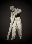 Panzer Art FI35-102 Waffen-SS tanker preparing ammo No.2 1/35