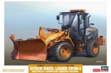 Hasegawa 66102 Hitachi Wheel Loader ZW100-6 Multiplow (Snowplow) Working Machine 1/35