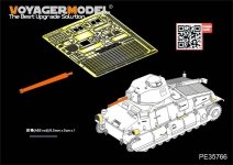 Voyager Model PE35766 WWII French SOMUA S35 Medium Tank Basic (For TAMIYA 35344) 1/35