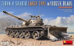 MiniArt 37044 TIRAN 4 SHARIR EARLY TYPE w/DOZER BLADE 1/35