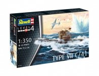 Revell 05154 German Type VII C/41 U-Boat Model Kit 1:350