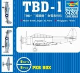 Trumpeter 04206 TBD-1 torpedo bomber 1/200