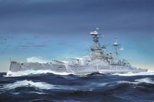 Trumpeter 05378 HMS Royal Oak 1/350