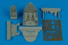 Aires 4482 F4U-7 Corsair cockpit set 1/48 Hasegawa