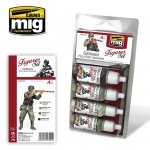 AMMO of Mig Jimenez 7021 German Field Grey Uniforms Figures Set 4x17ml