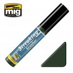 AMMO of Mig Jimenez 1256 Streaking Brusher Green Grey Grime