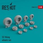 RESKIT RS48-0215 S-3 Vikingwheels set 1/48