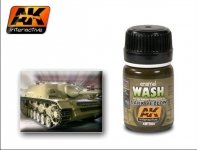 AK Interactive AK300 Dark Yellow Wash 35ml