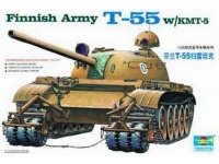 Trumpeter 00341 Finnish Army T-55 W/KMT-5 (1:35)