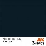 AK Interactive AK11228 NIGHT BLUE – INK 17ml