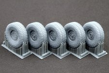 ScaleX WM 35001 HMMWV MT/R 24-bolt Ordinary wheel set (Academy, ICM) 1/35