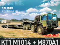 Modelcollect UA72341 German MAN KAT1M1014 8*8 HIGH-Mobility off-road truck with M870A1 semi-trailer 1/72