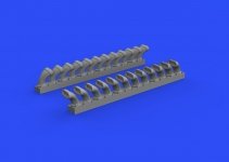 Eduard 648508 P-400 exhaust stacks 1/48 EDUARD