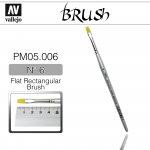 Vallejo PM05006 Brush Flat Rectangular Brush N6