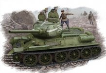 Hobby Boss 84807 Russian T-34/85 (flattened turret) (1:48)