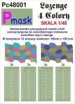 P-Mask PC48001 LOZENGE 4 KOLORY (1:48)