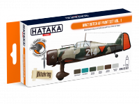 Hataka HTK-CS107 WW2 Dutch AF paint set vol.1 (6x17ml)