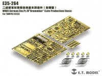 E.T. Model E35-264 WWII German Stu.Pz.IVBrummbar（Late Production) Basic Tamiya 35353 1/35