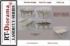 RT-Diorama 35546 Wooden bridge 1/35