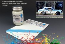 Zero Paints ZP-1332 Ford Escort RS1600 Mk1 WRC Diamond White Paint 60ml (Belkits)