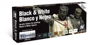 Vallejo 70151 Black and White Set