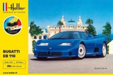 Heller 56738 STARTER KIT BUGATTI EB 110 1/24