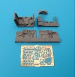 Aires 4248 Messerschmitt Bf 109K-4 cockpit set - NEW TOOL 1/48 Hasegawa