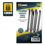 AMMO of Mig Jimenez 8090 Panther exhausts pipes universal 1/35