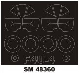 Montex SM48360 F4U-4 Corsair HOBBY BOSS