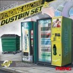 Meng SPS-018 VENDING MACHINE DUSTBIN SET (1:35)